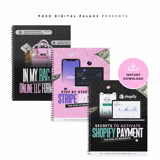 Business Bundle (LLC + Bank Acc + Shopify + Stripe)